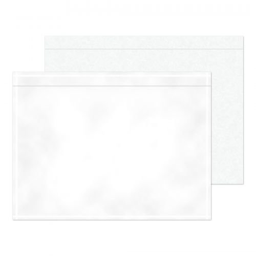 Blake Purely Packaging Document Enclosed Wallet C6 168x126mm Peel and Seal Plain Clear (Pack 1000) (13735BL)