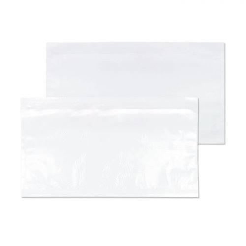 Blake Purely Packaging Document Enclosed Wallet DL 235x132mm Peel and Seal Plain Clear (Pack 1000) (13763BL)