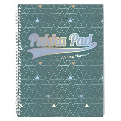 Pukka GLEE Jotta Notepad 200Pg 80gsm Wirebound A4 pls Green (13787PK)