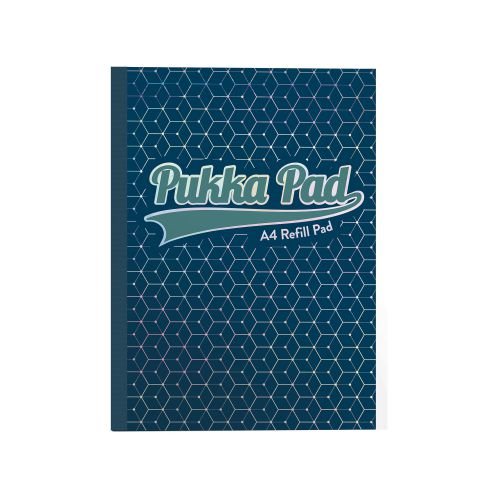 Pukka Glee A4 Refill Pad Ruled 400 Pages Dark Blue (Pack 5) (13822PK)