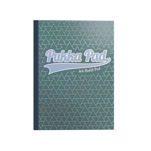 Pukka Glee A4 Refill Pad Ruled 400 Pages Green (Pack 5) (13829PK)