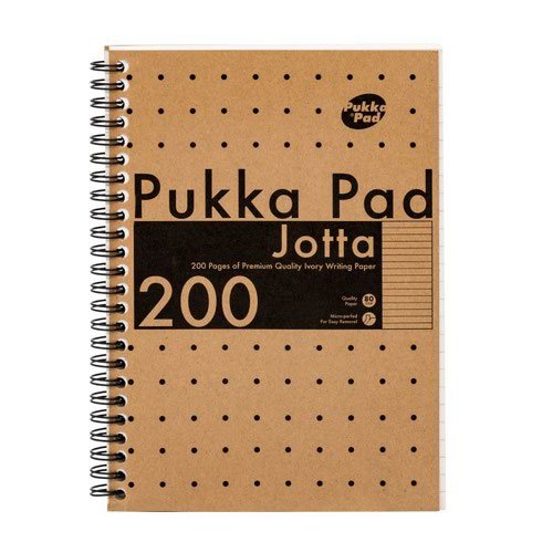 Pukka Kraft A5 200 Page Jotta Book (Pack 3) 9567 KRA (13990PK)