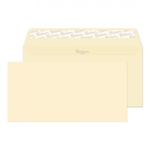 Blake Premium Business Wallet Envelope DL Peel and Seal Plain 120gsm Cream Wove (Pack 500) (14092BL)