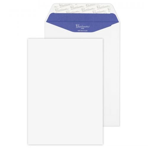 Blake Premium Pure Pocket Envelope C5 Peel and Seal Plain 120gsm Super White Wove (Pack 500) (14176BL)