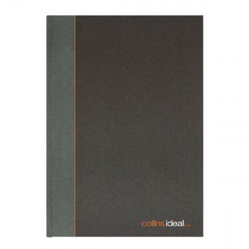 Collins Ideal Notebook Casebound 80gsm Ruled 192pp A4 Black/Green (14214CS)