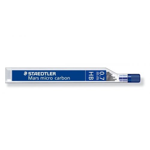 Staedtler Mars Micro Pencil Lead Refill HB 0.7mm Lead 12 Leads Per Tube (Pack 12) (14526SR)