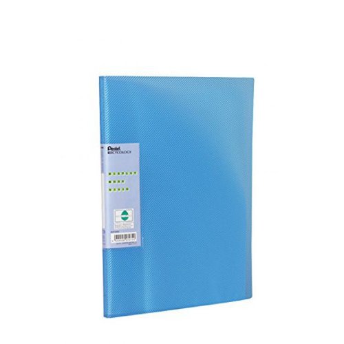 Pentel Recycology A4 Vivid Display Book 30 Pocket Blue (Pack 10) (16944PE)