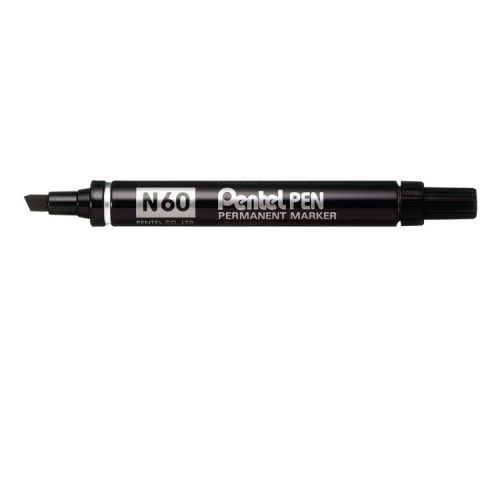 Pentel N60 Permanent Marker Chisel Tip (17056PE)