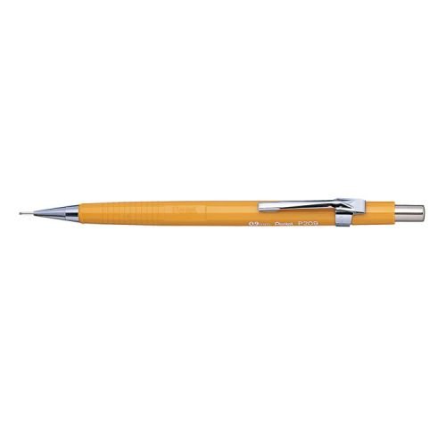 Pentel P209 Mechanical Pencil with Eraser Steel lined Sleeve with 6 x HB 0.9mm Lead (17091PE)