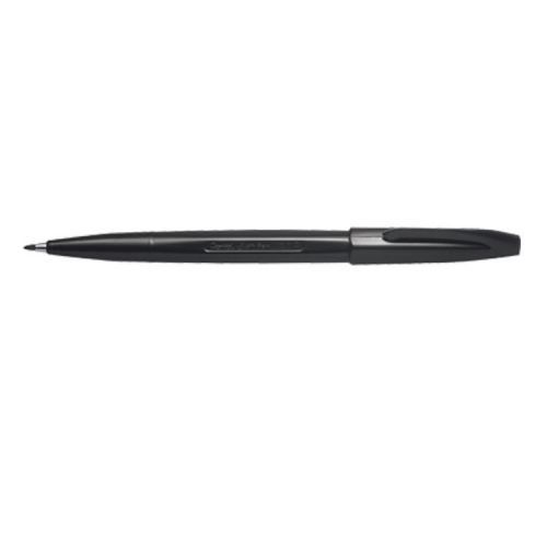 Pentel Sign Pen S520 Fibre Tipped 2.0mm Tip 1.0mm Line Black (17133PE)