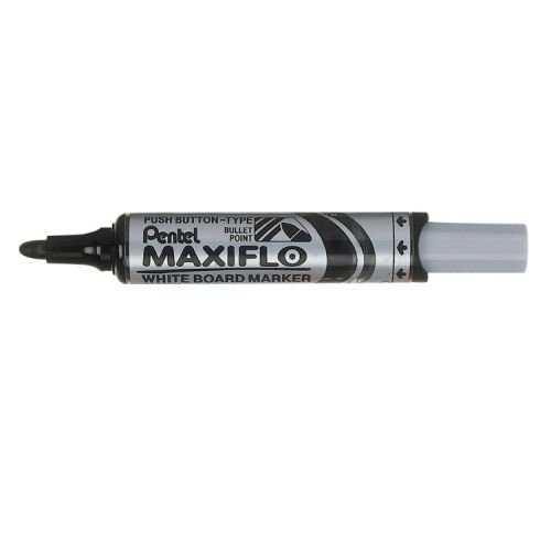 Pentel Maxiflo Whiteboard Marker and Eraser Set Bullet Tip (17441PE)