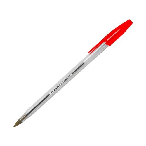 ValueX Ballpoint Pen 1.0mm Tip 0.7mm Line Red (Pack 50) (17994HA)