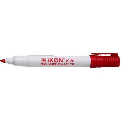 ValueX Whiteboard Marker Bullet Tip 2mm Line Red (Pack 10) (18071HA)