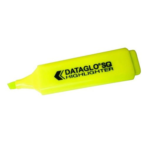 ValueX Flat Barrel Highlighter Pen Chisel Tip 1 5mm Line Yellow (Pack 10) (18113HA)