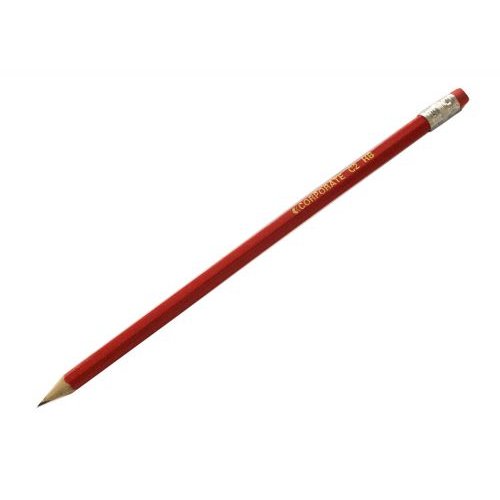 ValueX HB Pencil Rubber Tip Red Barrel (Pack 12) (18162HA)