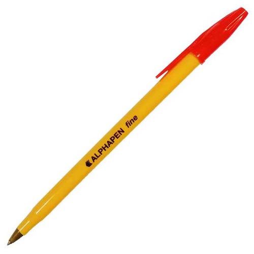 ValueX Ballpoint Pen 0.7mm Tip 0.3mm Line Red (Pack 20) (18456HA)