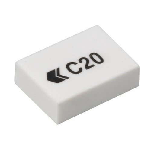 ValueX C20 Eraser White (Pack 45) (18568HA)