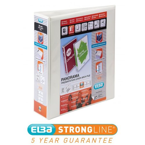 Elba Panorama Presentation Lever Arch File Polypropylene (18572HB)
