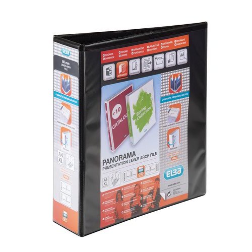 Elba Panorama Presentation Lever Arch File Polypropylene (18593HB)