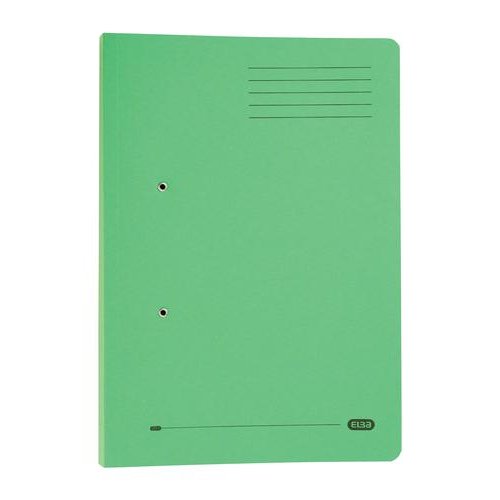 Elba StrongLine Transfer Spring File Recycled 320gsm Foolscap Green (18614HB)