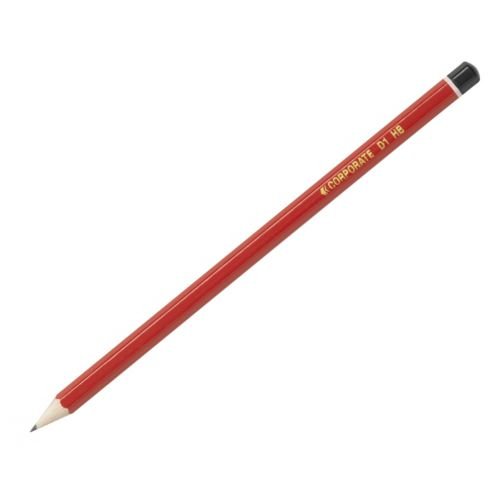 ValueX HB Pencil Dipped End Red Barrel (Pack 12) (18652HA)