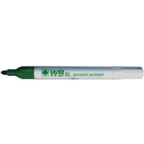 ValueX Whiteboard Marker Bullet Tip 2mm Line Green (Pack 10) (18736HA)