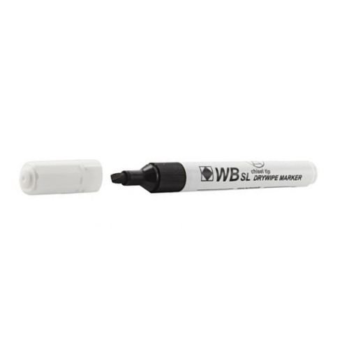 ValueX Whiteboard Marker Chisel Tip 2 5mm Line Black (Pack 10) (18764HA)