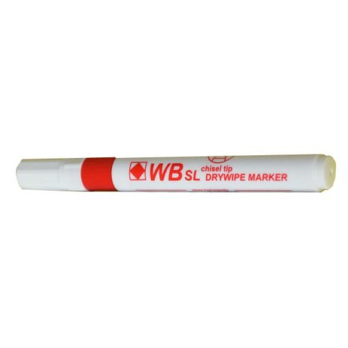 ValueX Whiteboard Marker Chisel Tip 2 5mm Line Red (Pack 10) (18771HA)