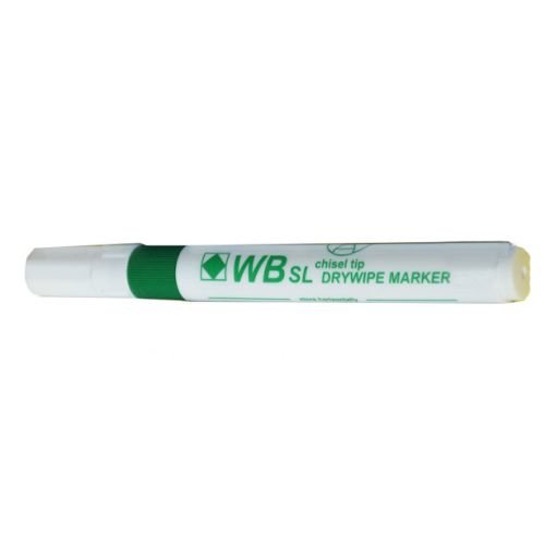 ValueX Whiteboard Marker Chisel Tip 2 5mm Line Green (Pack 10) (18785HA)