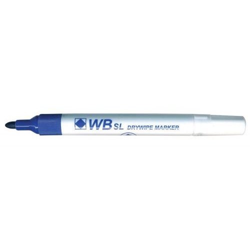 ValueX Whiteboard Marker Bullet Tip 2mm Line Blue (Pack 10) (18806HA)