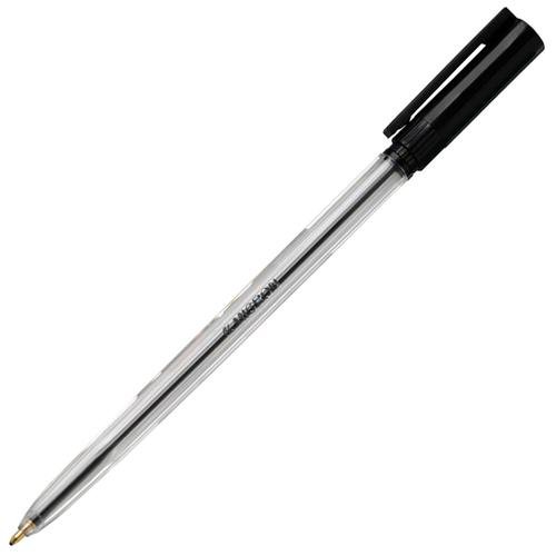 ValueX Micron Ballpoint Pen 1.0mm Tip 0.7mm Line Black (Pack 20) (18897HA)