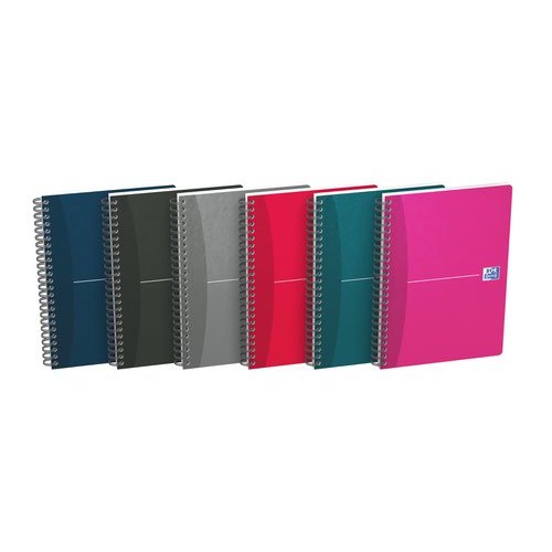 Oxford Office Nbk Wirebound Soft Cover 90gsm Smart Ruled 180pp A5 Assorted Colour (19671HB)