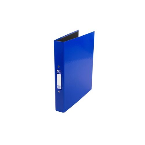 Elba Ring Binder A4 Laminated Paper On Board 30mm Spine 25mm Capacity 2 O Ring Blue 400107358 (19762HB)