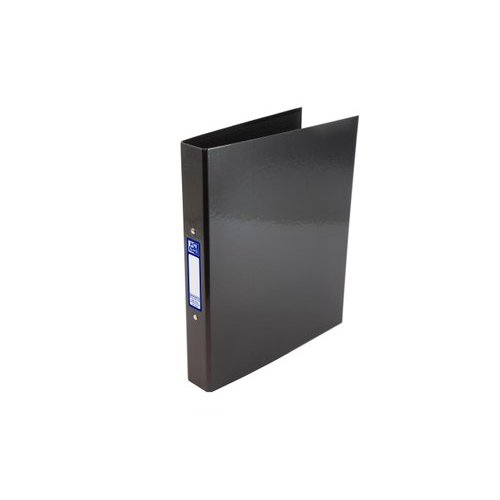 Elba Ring Binder A4 Laminated Paper On Board 30mm Spine 25mm Capacity 2 O Ring Black 400107382 (19776HB)