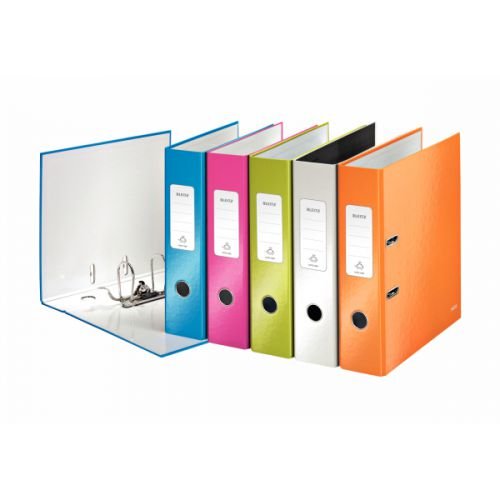Leitz 180 WOW Lever Arch File Laminated Paper on Board (20038ES)