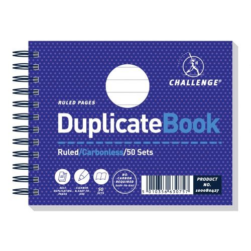 Challenge Duplicate Book Carbonless Wirebound (20154HB)
