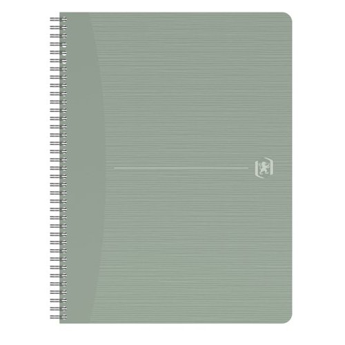 Oxford Office Wirebound Notebook My Rec Up  A4 Ruled 180 Pages Green 400166099 (20266HB)