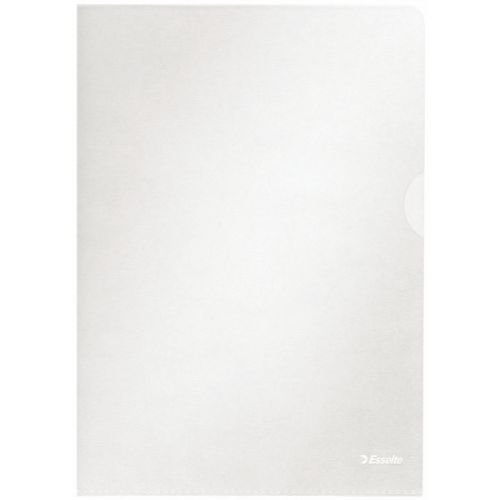 Esselte Copy safe Folder Plastic Cut Flush A4 Clear (21298ES)