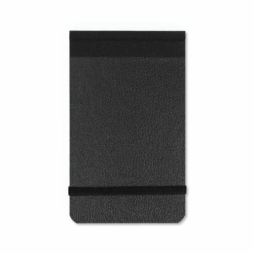 Silvine Elasticated Pocket Notebook 75gsm Ruled 160pp 78x127mm Black (21435SC)