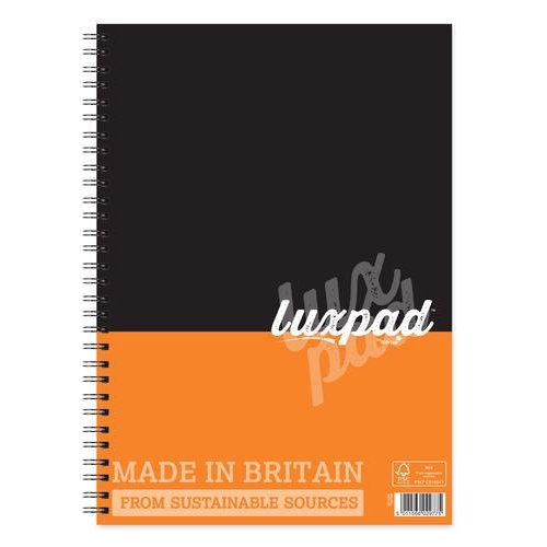 Silvine Notebook Wirebound FSC 75gsm Ruled Margin Perforated Punched 4 Holes 160pp A4 (21610SC)