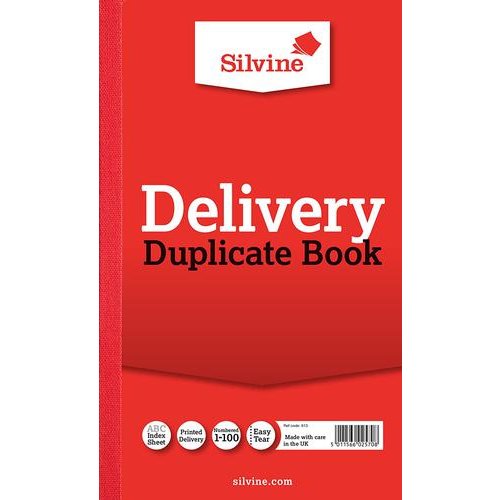 Silvine Duplicate Book Carbon Ruled Taped Cloth Binding (21666SC)