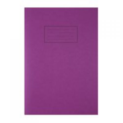 Silvine Exercise Book Ruled and Margin 80 Pages 75gsm A4 Purple (21925SC)