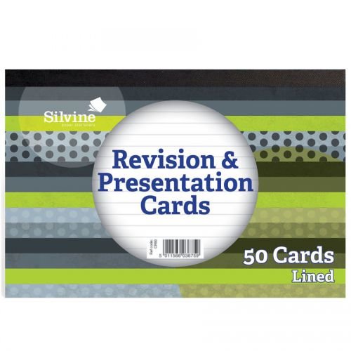 Silvine Revision and Presentation Cards (22093SC)