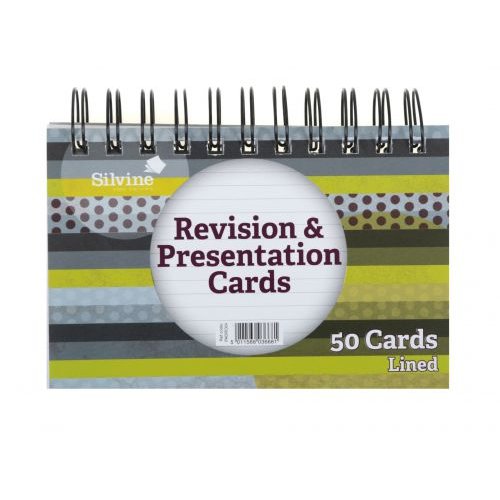 Silvine Revision and Presentation Cards (22100SC)