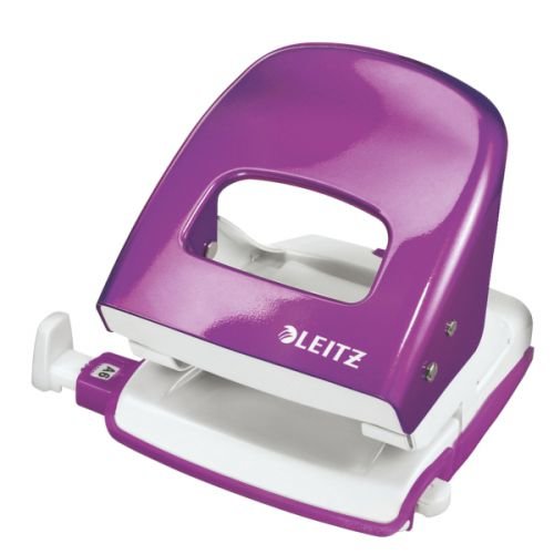 Leitz NeXXt WOW Hole Punch 3mm 30 Sheet Purple Ref50081062 (22110ES)