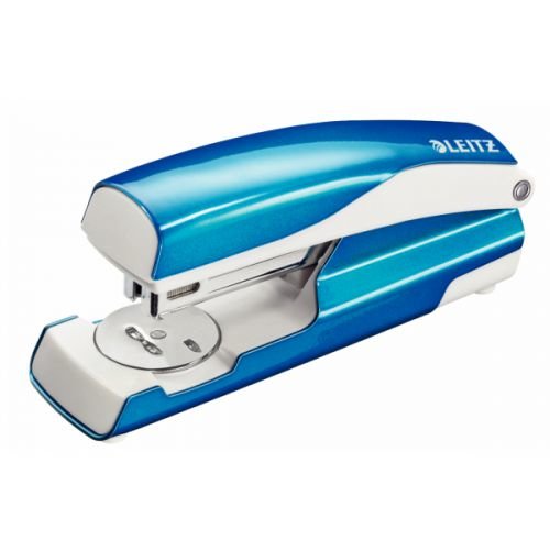 Leitz WOW Half Strip Stapler Metal 30 Sheet Blue 55021036 (22131ES)
