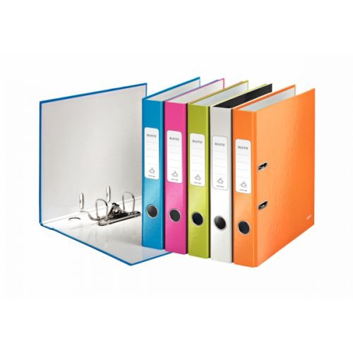 Leitz 180 Mini WOW Lever Arch File Laminated Paper on Board (22257ES)