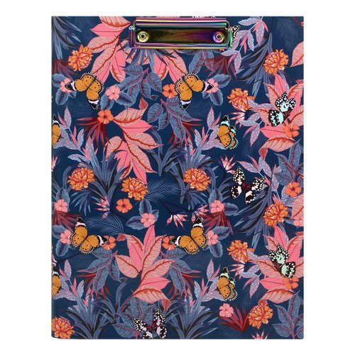 Pukka Bloom A4 Padfolio Blue Floral With Matching Refill Pad 9580 BLM (23983PK)