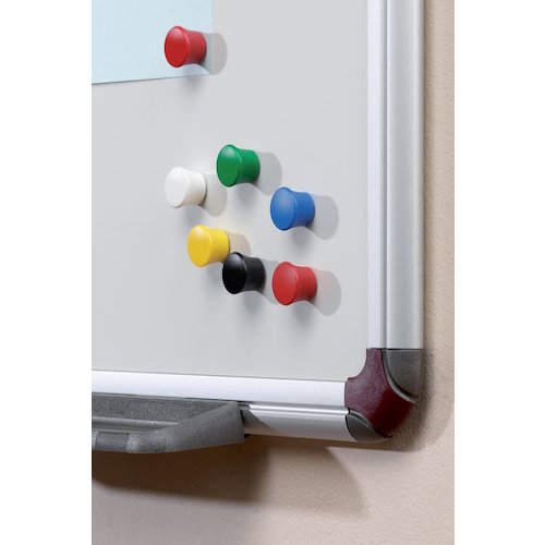 Nobo Magnets 18mm Assorted Colours (Pack 12) 1901102 (25253AC)