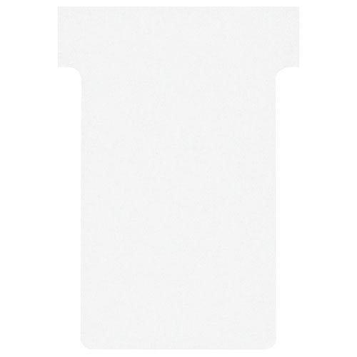 Nobo T Cards A50 Size 2 White (Pack 100) 2002002 (26107AC)